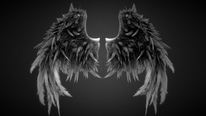Angel Wings 3D Model