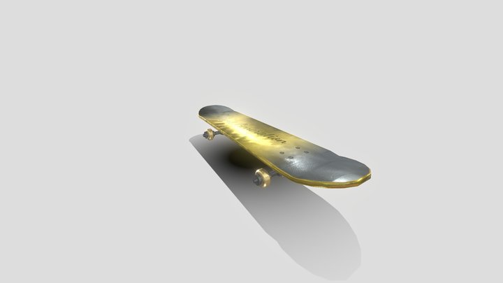 next gen skateboard 3D Model
