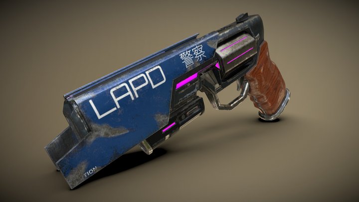 SciFi Revolver: Detective Special 3D Model