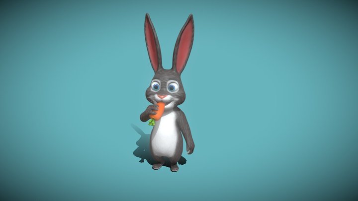 Cartoon-bunny 3D models - Sketchfab