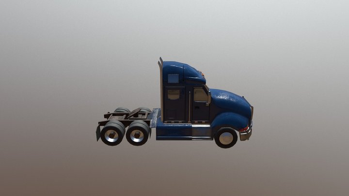 Semi Truck 3D Model