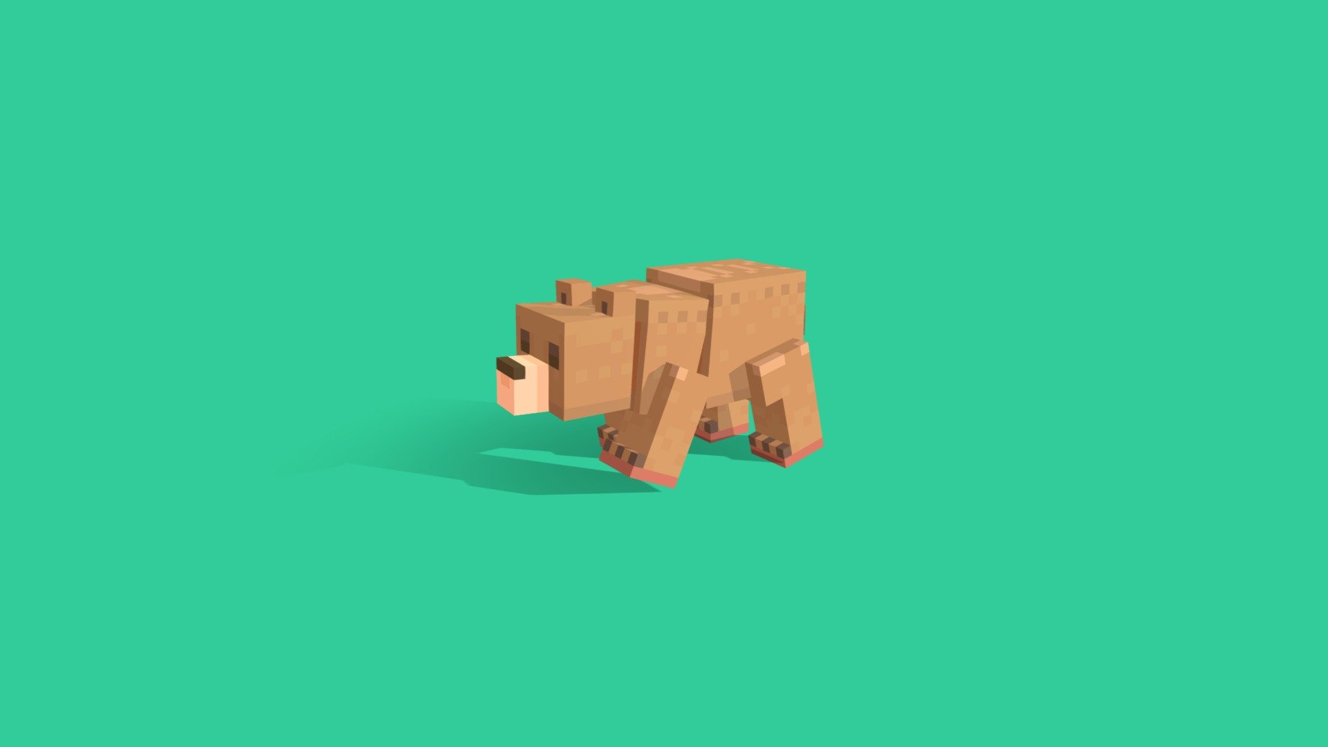 Syla the Bear - Voxel Series
