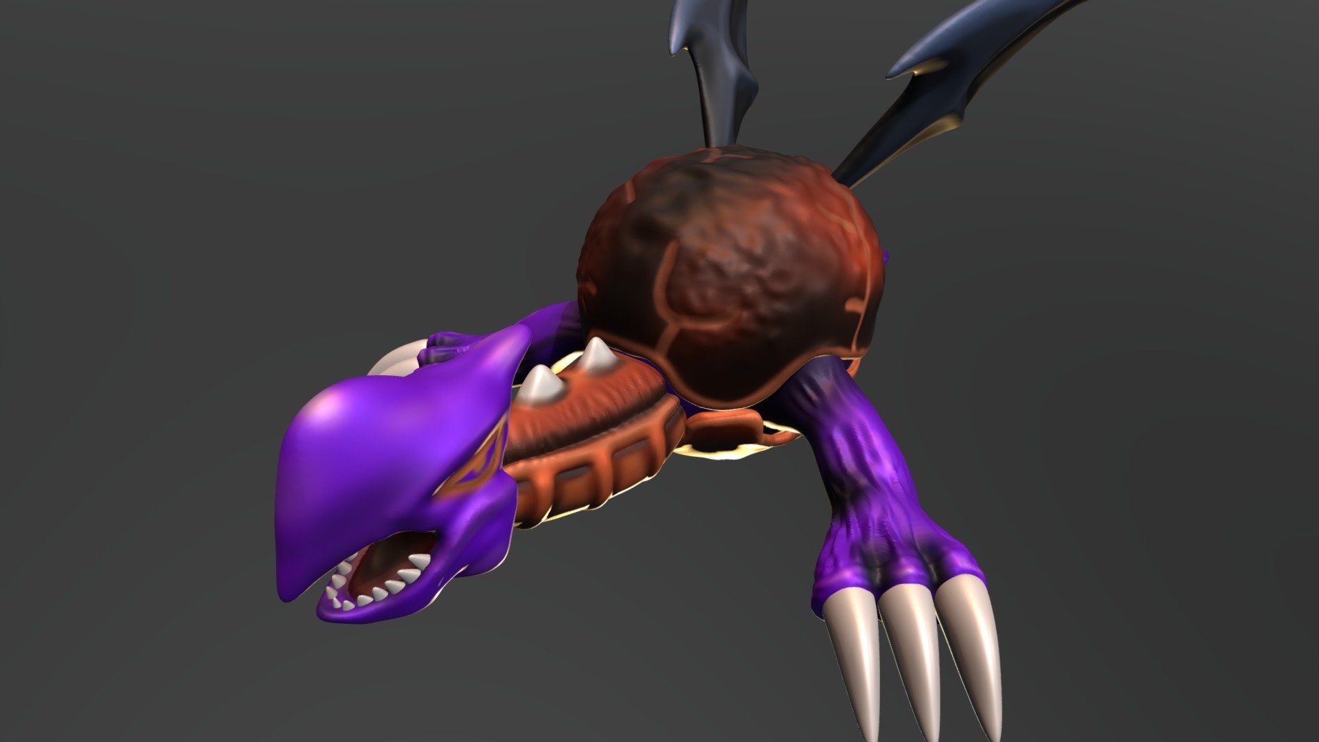 yugioh メテオドラゴン Meteor Dragon Download Free 3D model by kishi (ash