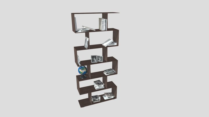 Bookcase 3D Model