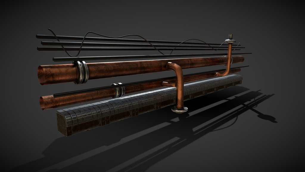Copper Pipe Section