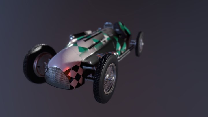 Lago Talbot Grand Prix 1948 Pop Art skin 3D Model