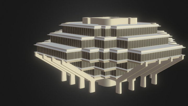 Geisel Library 3D Model