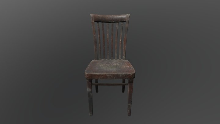 стул для игры хоррор 3D Model