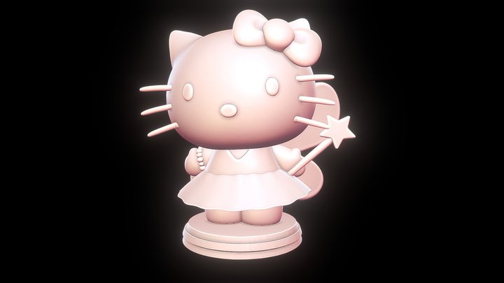 Hello kitty Fairy 3D print 3D Model