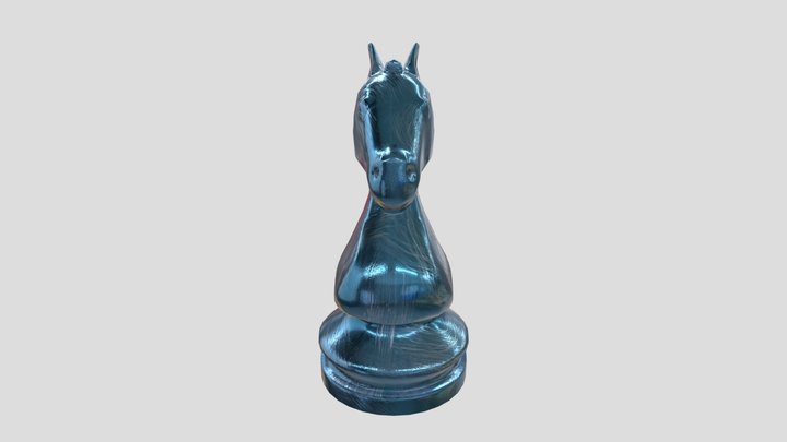Figura szachowa - Koń 3D Model