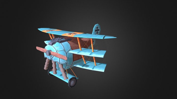 Fokker D1 3D Model