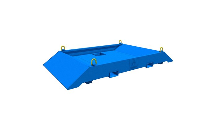 BlueRinse Washdown Tray 3D Model