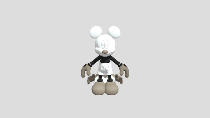 Mickey Mouse 3D Model
