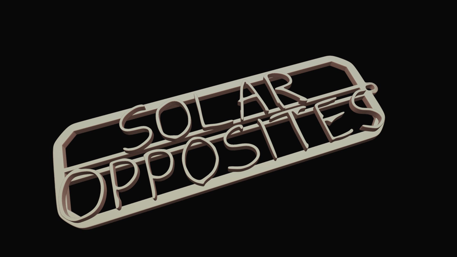 Solar Opposites 1 Trinket FREE 3dprint model