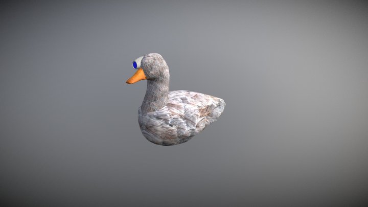 Cybernetic Duck 3D Model