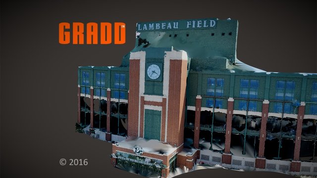 Green Bay Packers - Lambeau Field 3D model 3D printable