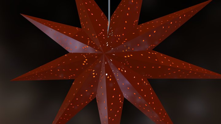 Advent star 3D Model