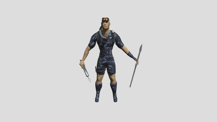 Nautical_Character (OBJ) 3D Model