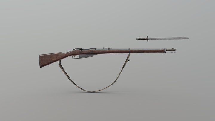 汉阳造步枪1 3D Model