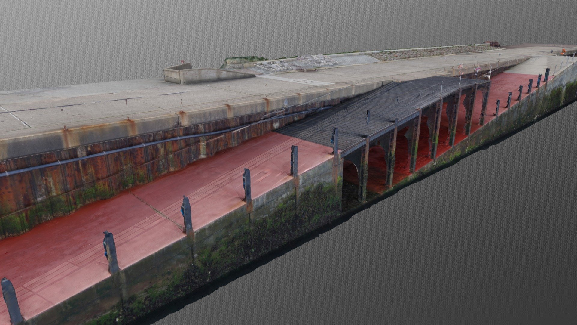 Helgoland Nordost-Hafen SO-Kaje 03.06.2018