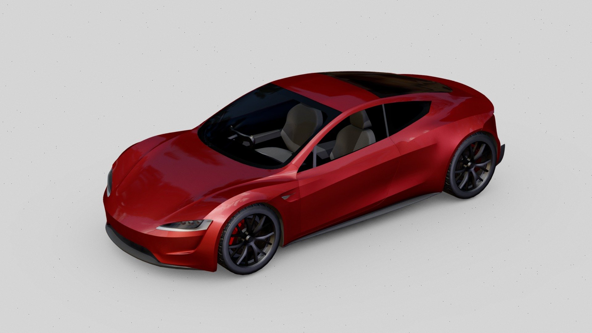 Tesla Roadster - $20 - 3d Model By Isteven (@onesteven) [918e533 