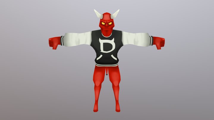 Demon Jock 3D Model