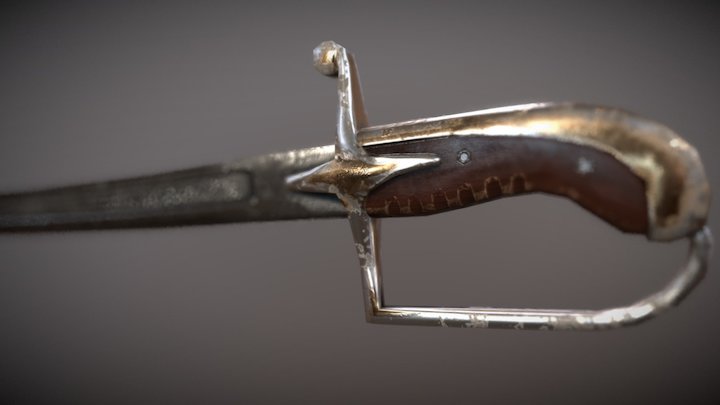 Polish Sabre wz.34 of Cavalry 3D Model