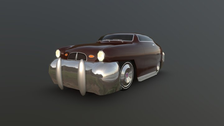 Retro Ray Car (inspired by GTA2 cars) 3D Model