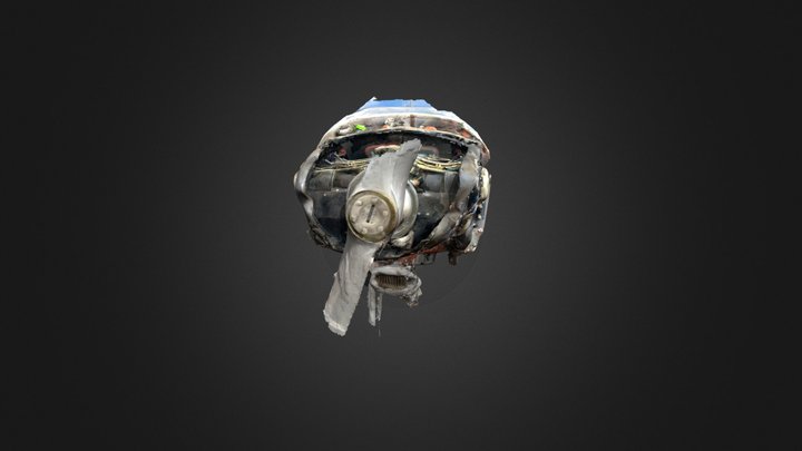 Lycoming aircraft engine scan 3D Model