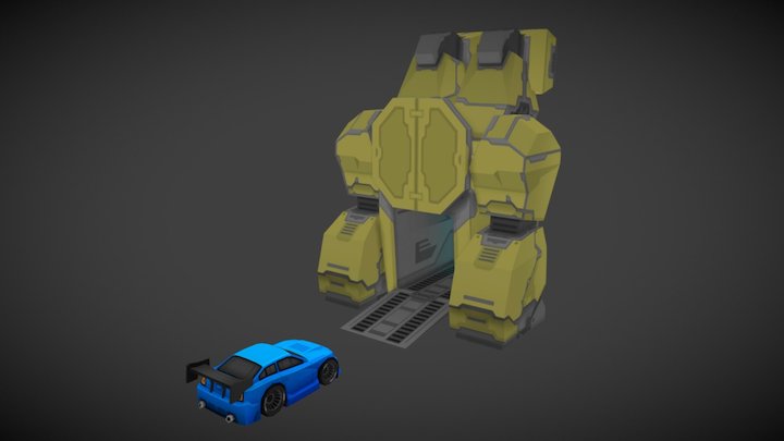 Robot Boost 3D Model