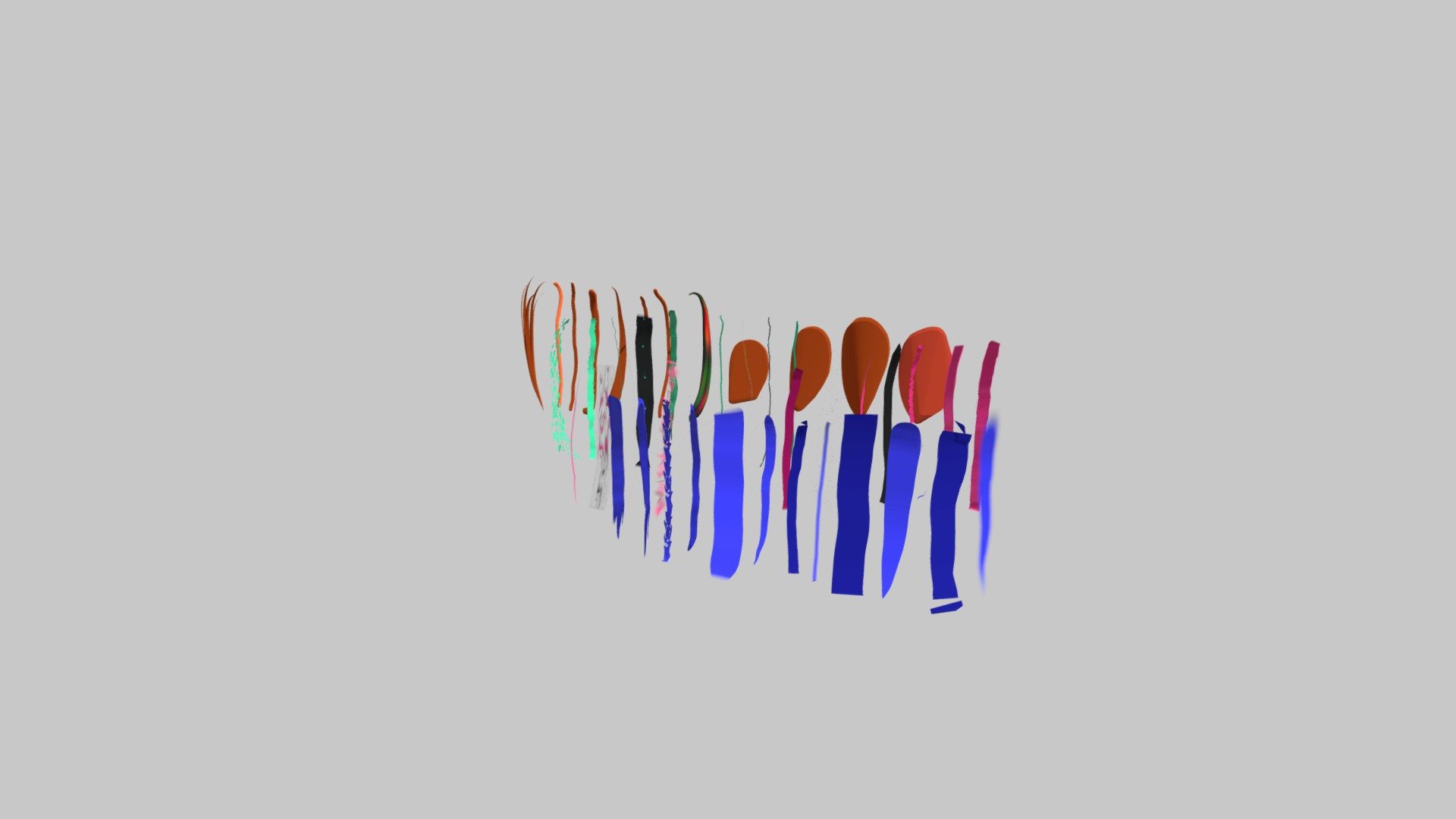 Colours from Tilt Brush
