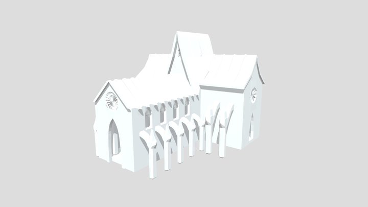 Cathedral (low poly) 3D Model