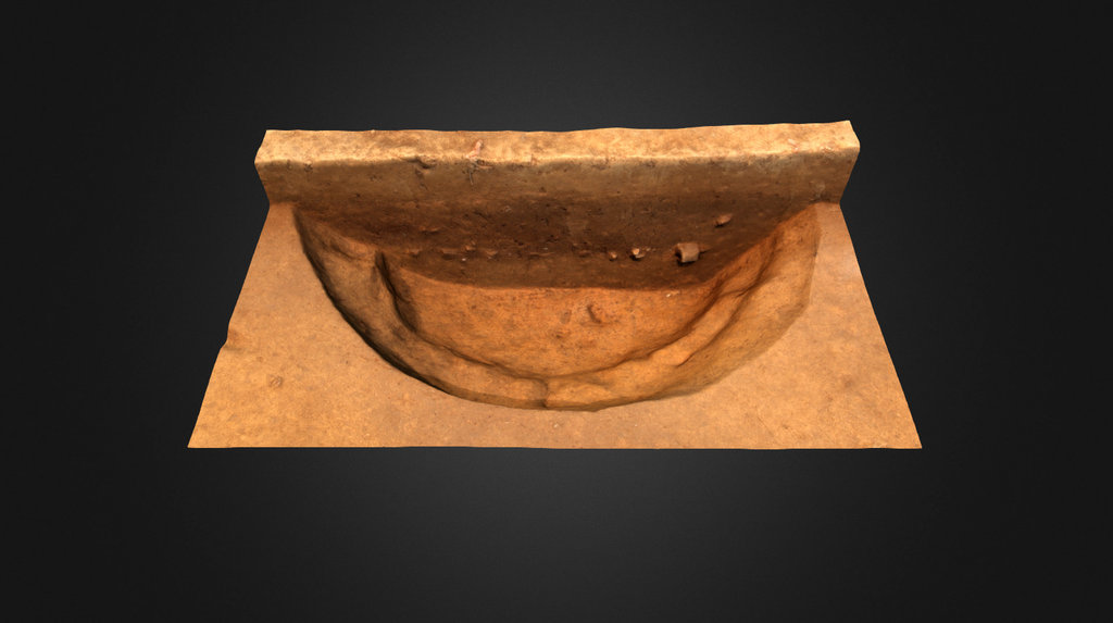 Feature 78, East Half Excavated