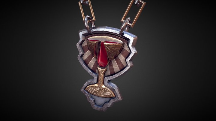Amulet of Stendarr (Beyond Skyrim: Cyrodiil) 3D Model
