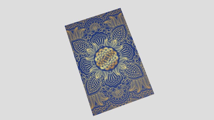 Happy Anniversary Greeting Card 3D Model