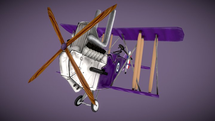 stylized plane 3D Model
