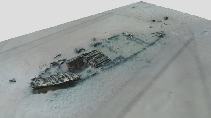 Wreck of ST Pasages 3D Model