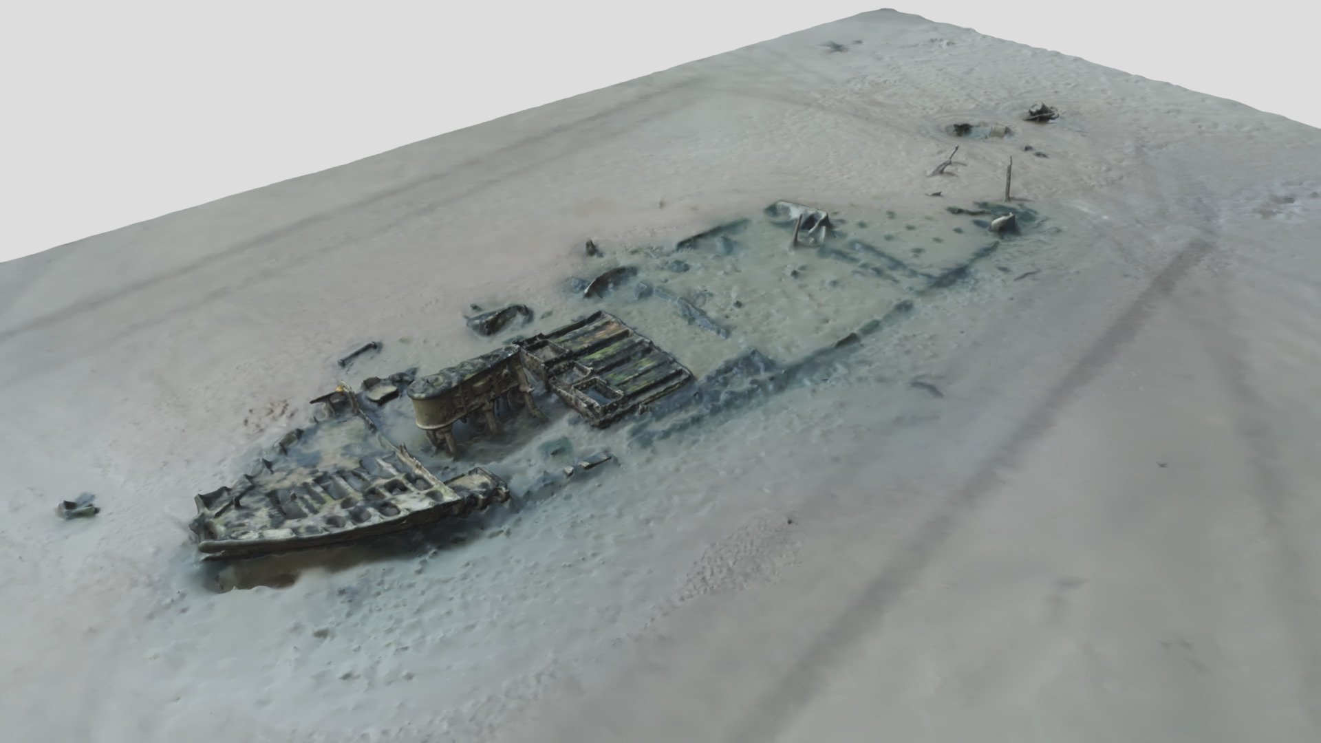 Wreck of ST Pasages - 3D model by S J Styles (@samueljstyles) [91963f4 ...
