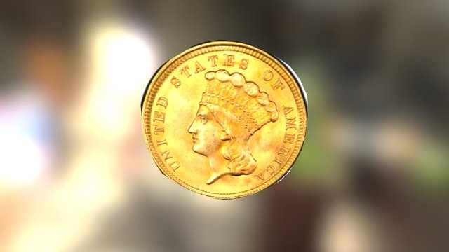 Smoothie-3D Coin 3D Model