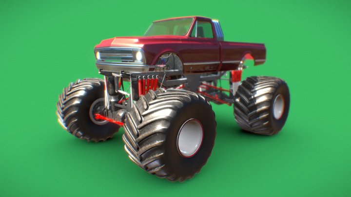 Untamed C10 Monster Truck – Free 3D Model STL