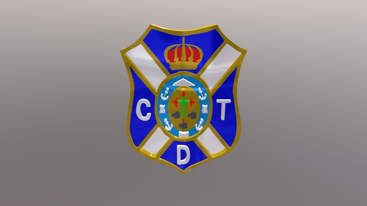 CD Futbol de Tenerife 3D – Modelo 3D gratuito STL
