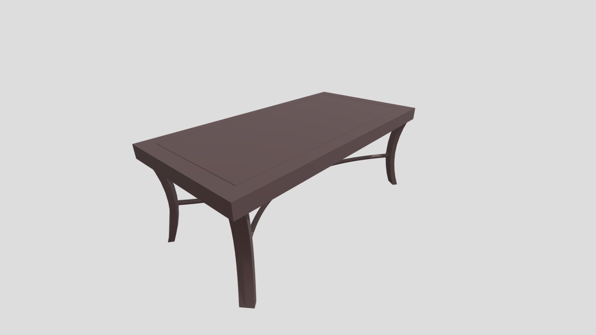 coffee table - mesa de centro — Sketchfab embed 3D viewer
