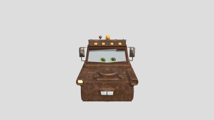Mate cars tow mater 3D Model
