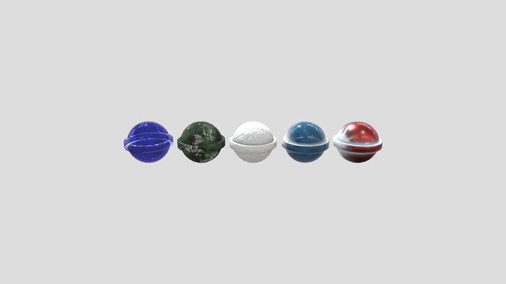 Spheres 3D Model