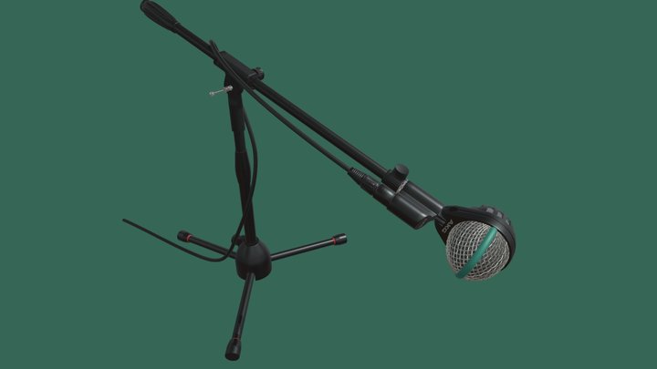 AKG D112 Bass drum microphone and stand