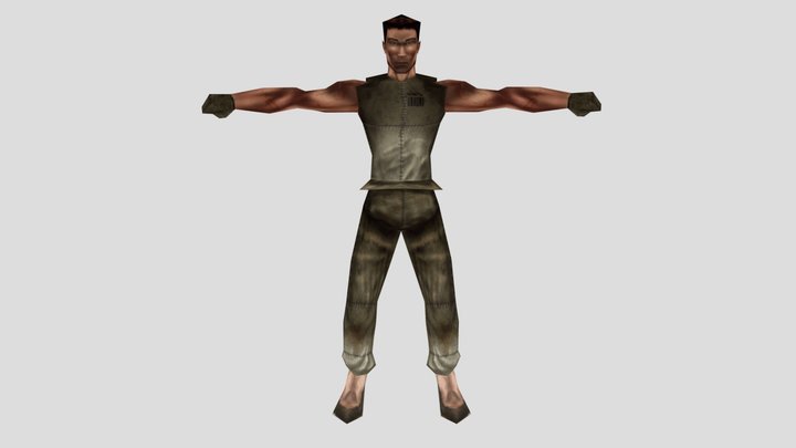 Turok: Evolution - River Village Prisoner – Free 3D Model STL