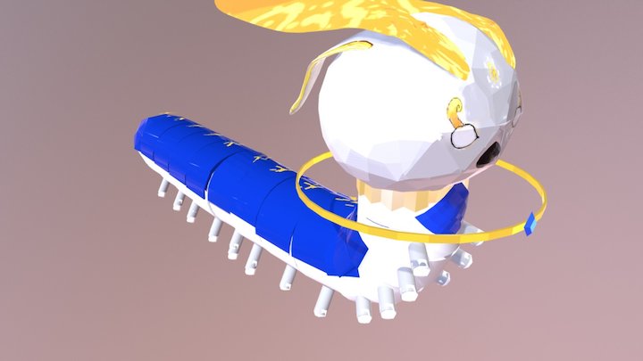 ice worm completed 3D Model