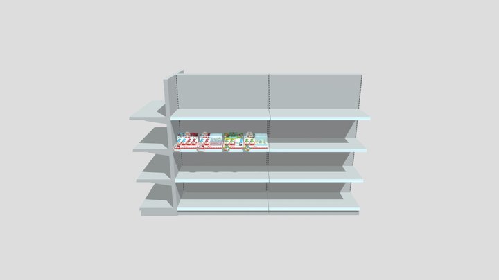 2023 Kinder Minirack 4 3D Model