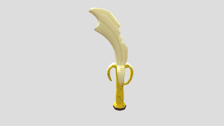 Banana Pirate Sword 🏴‍☠️ 🍌 3D Model