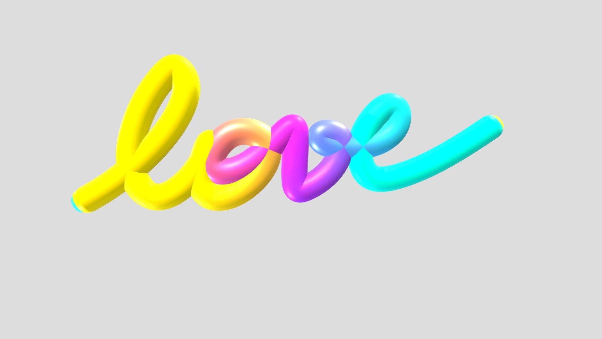 Love word | Neon light - Download Free 3D model by daysena [919c8b7 ...